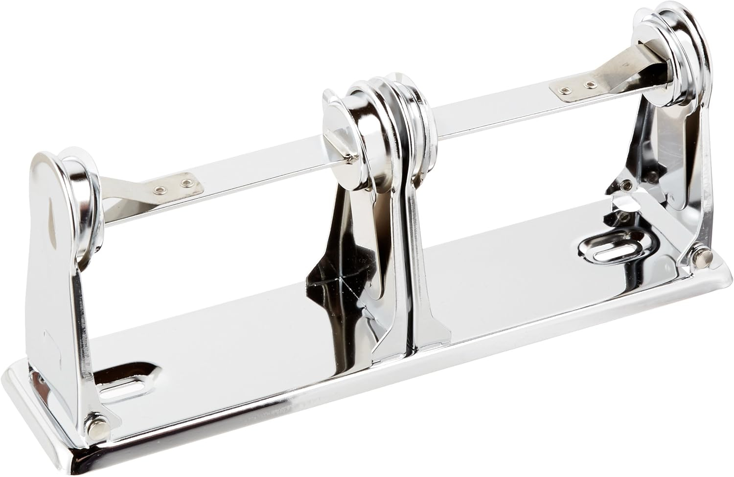 Medium Silver Steel Double Roll Toilet Tissue Holder