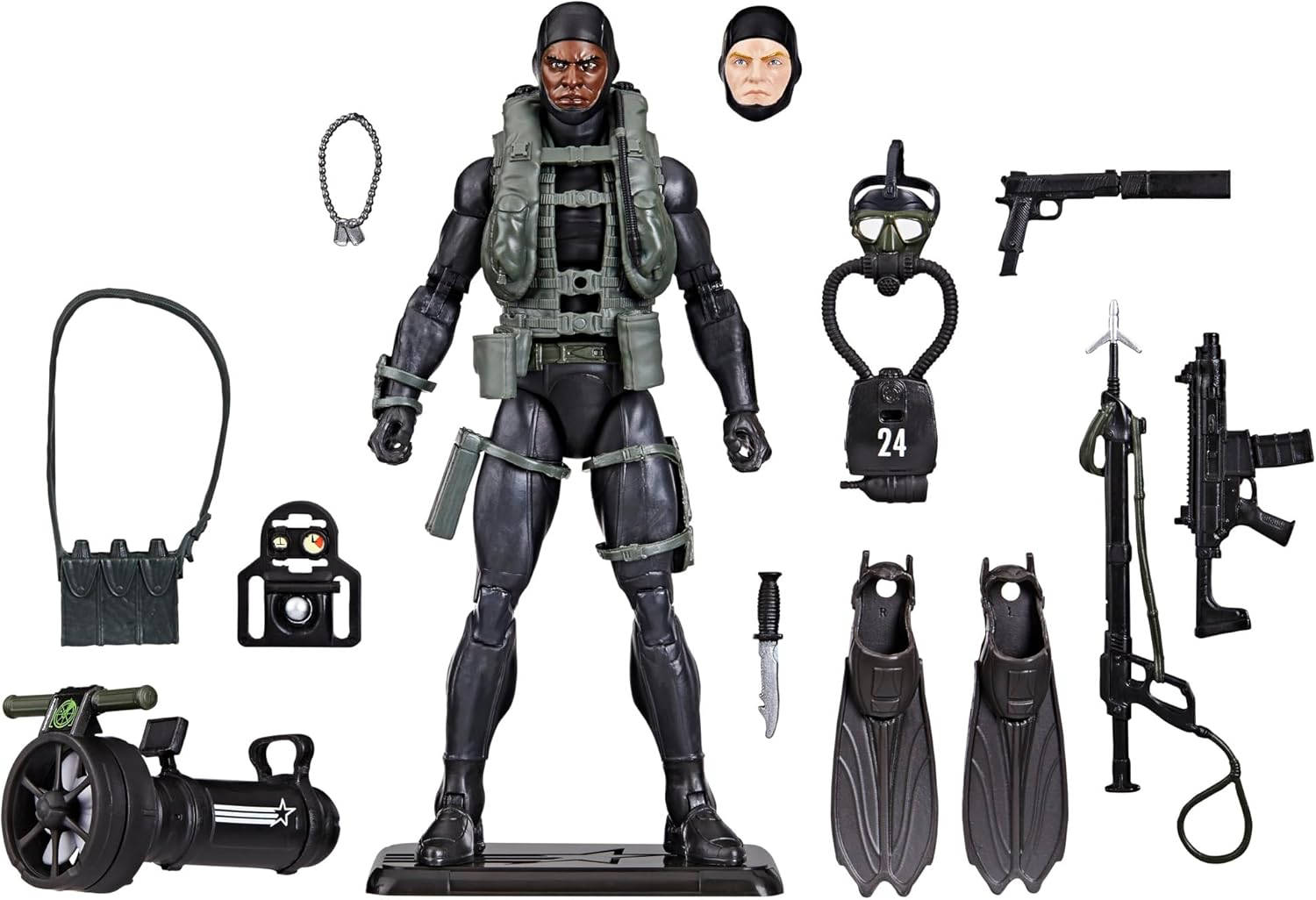 G.I. Joe Classified Series 60th Anniversary Action Sailor - Recon Diver, 6” Action Figure