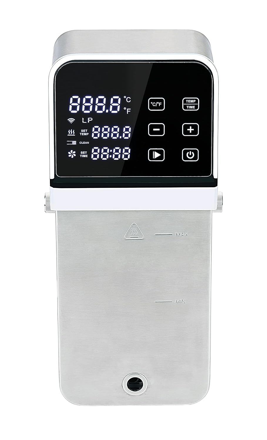 Stainless Steel Wi-Fi Sous Vide Immersion Circulator with Touch Panel