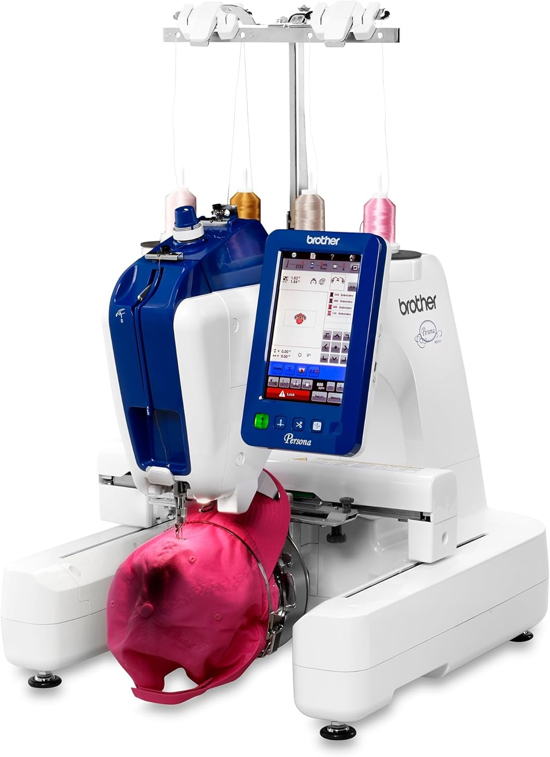 Brother Persona PRS100 Single Needle Embroidery Machine with 4-Spool Thread Stand