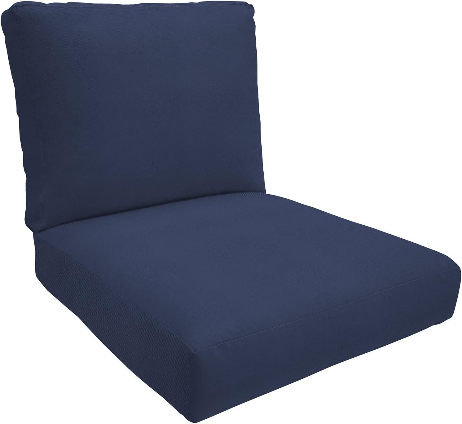 Eddie Bauer Cushion, 24" X 24" X 5", Canvas Navy