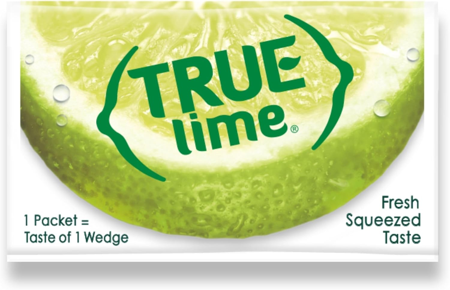 True Lime Crystallized Lime Packets for Water, Tea & Beverages