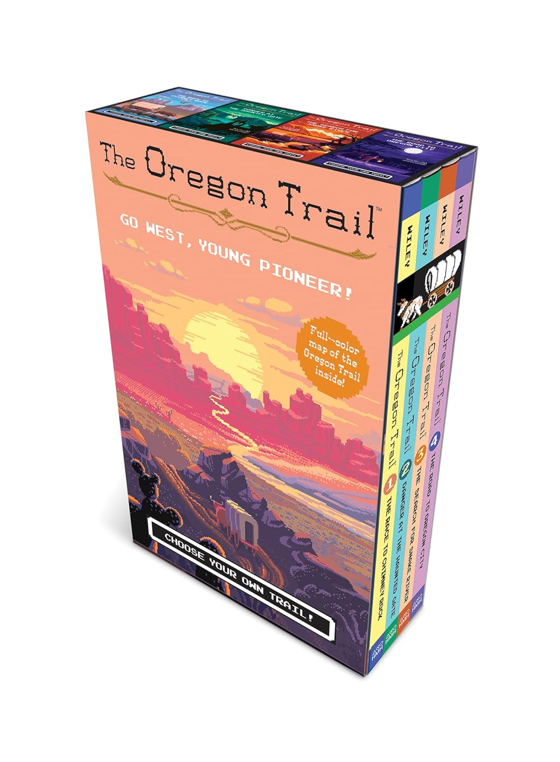 The Oregon Trail Adventure Box Set with Poster Map