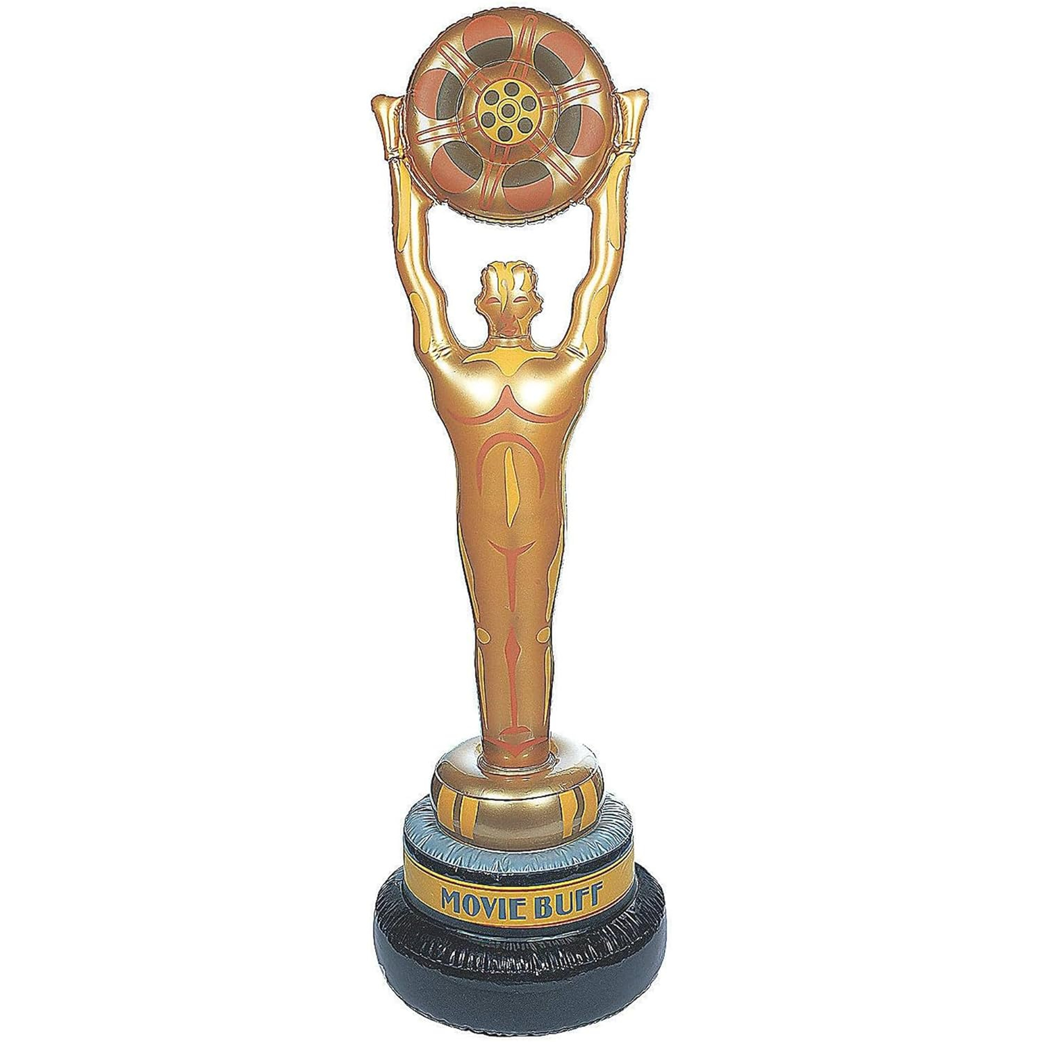 Huge Vinyl Inflatable Movie Buff Party Decoration (5 Feet Tall) Movie Night and Awards Party Decor, Party Favors