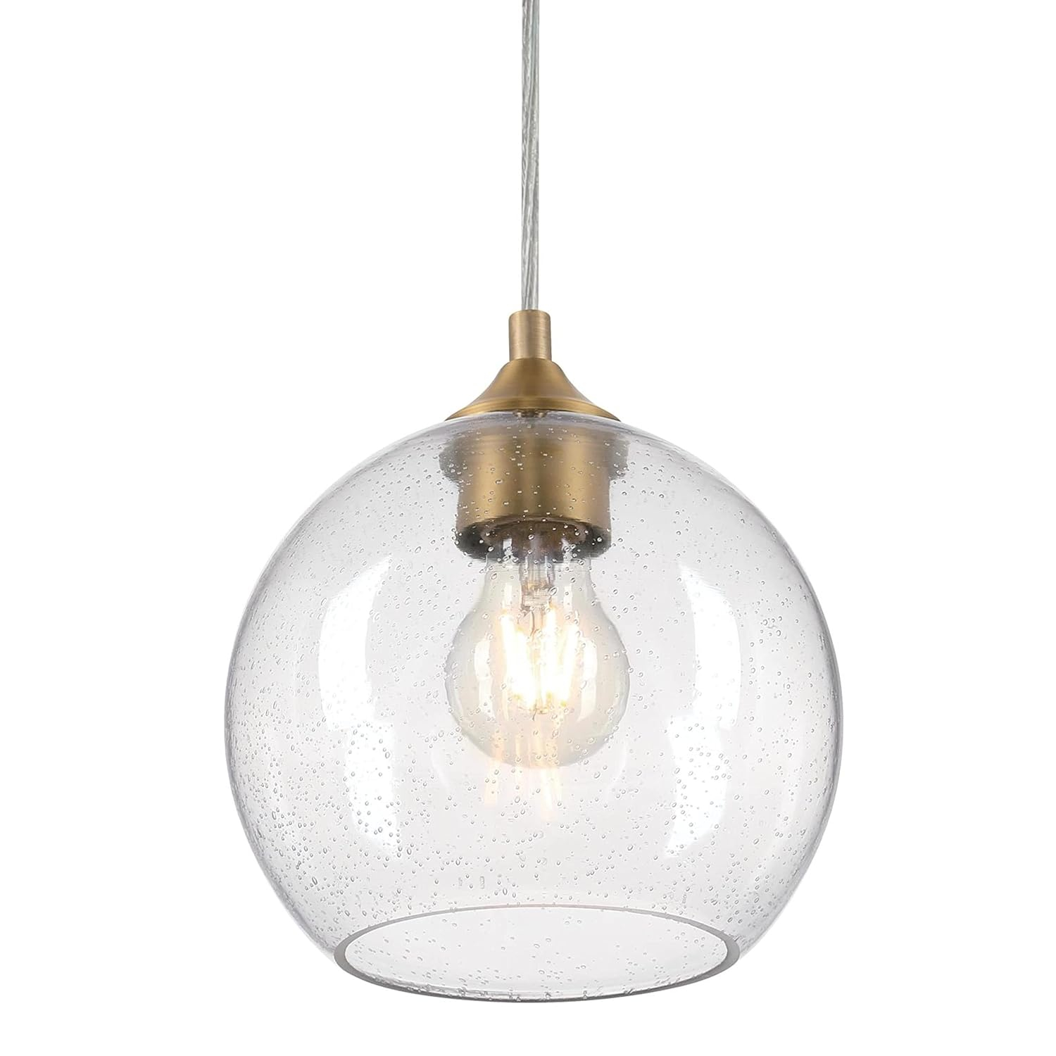 Westinghouse Lighting  Tatze One Light Indoor Mini Pendant - 1-Light Brushed Brass
