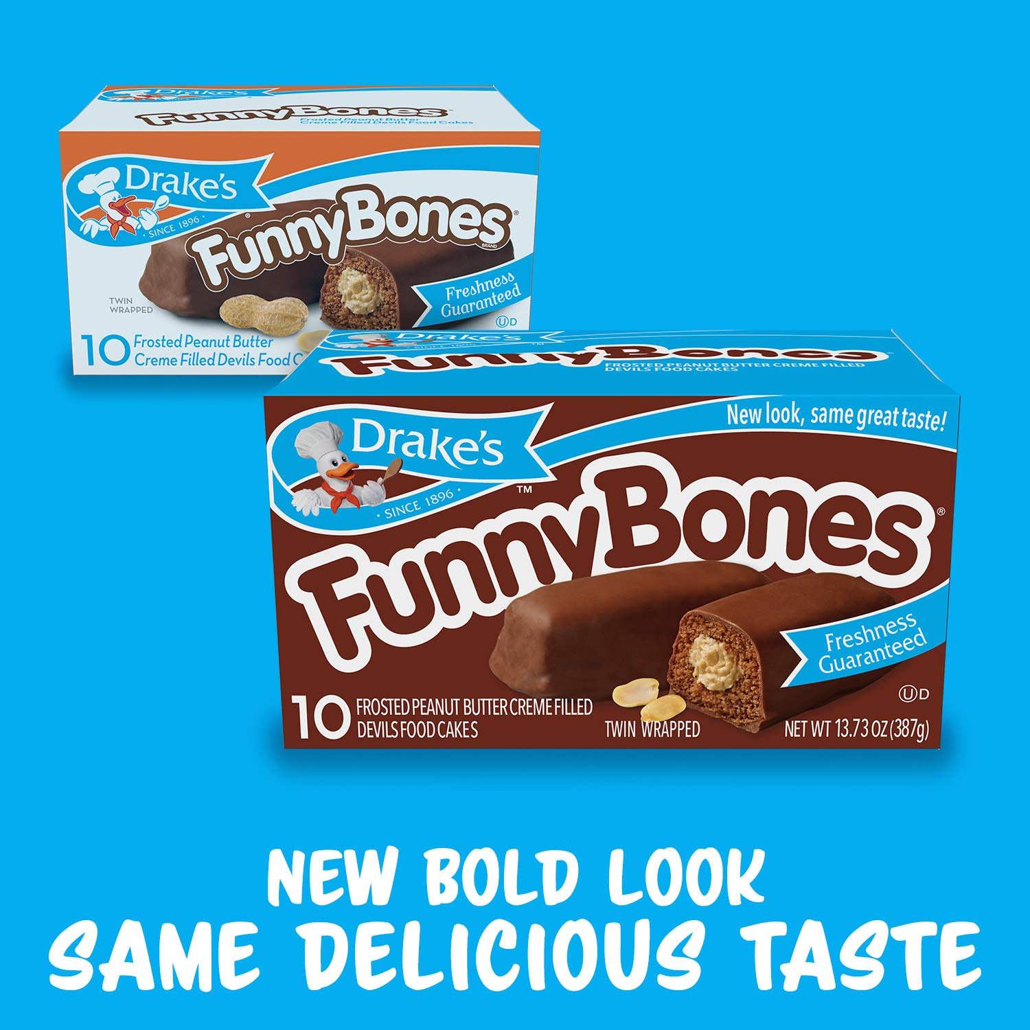 Drake's Funny Bones, 10 Count, 13.73 oz