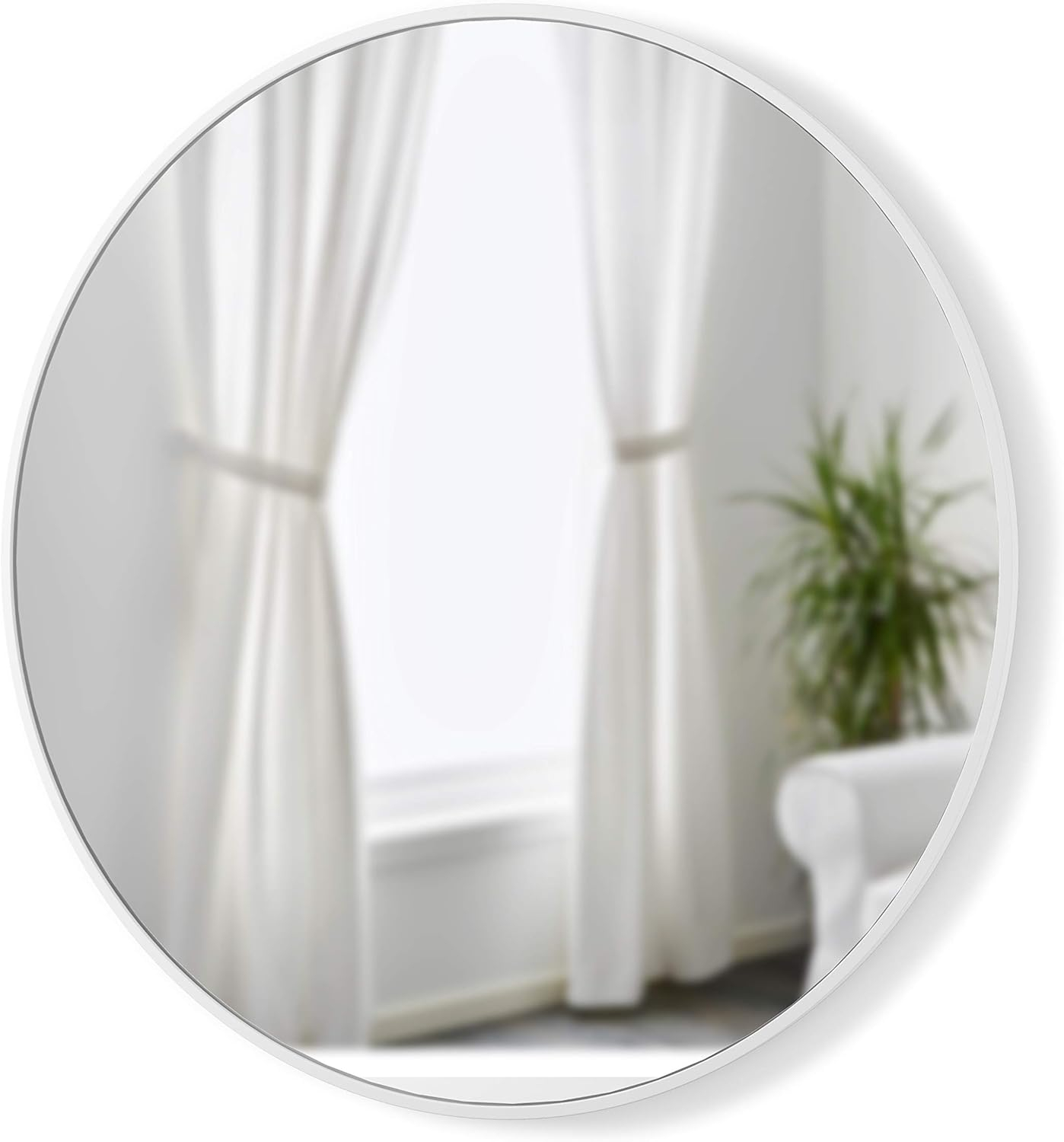 Hub Rubber Round Mirror