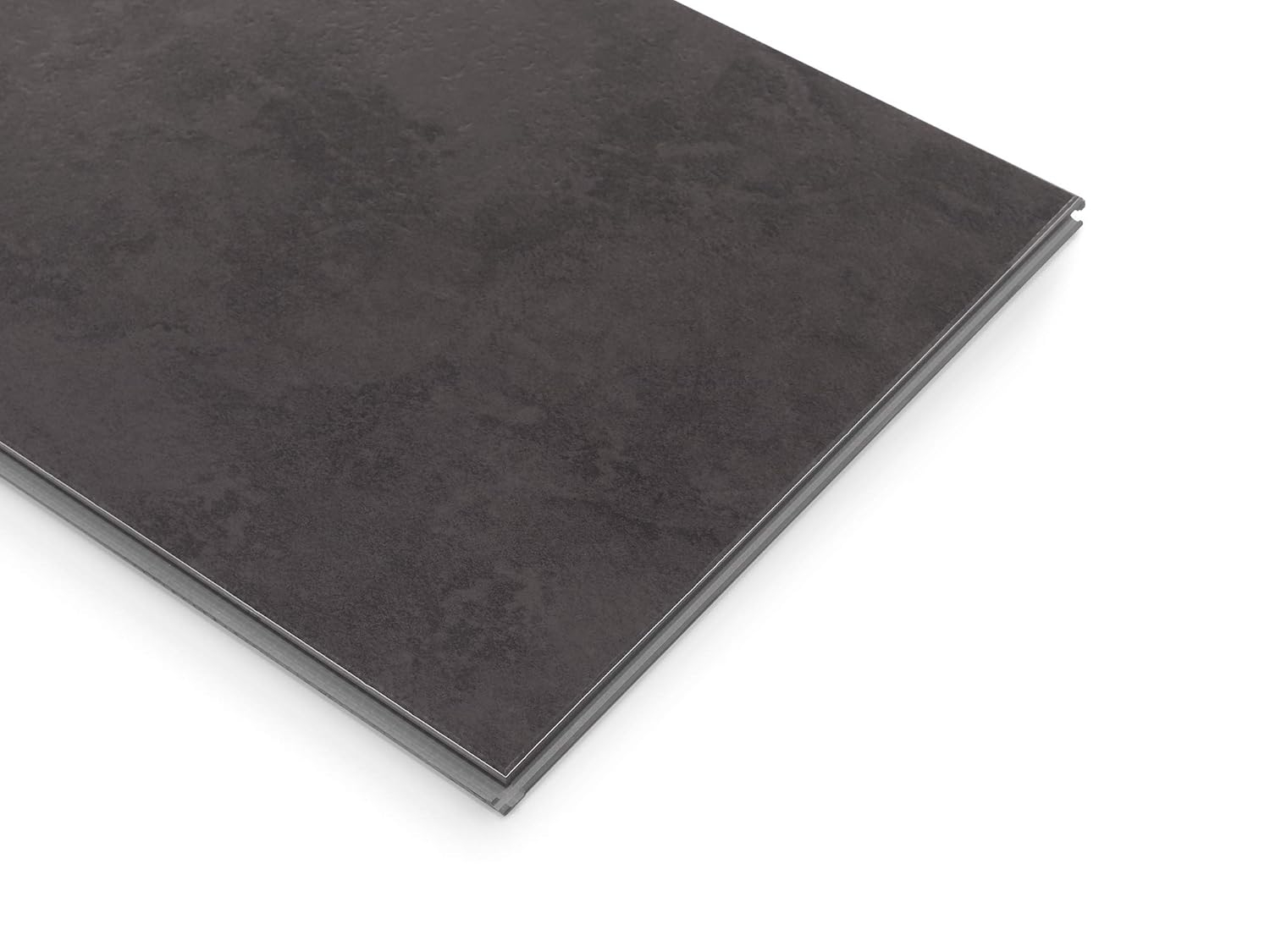 NewAge Products Stone Composite Luxury Vinyl Tile 600 Sqft Flooring Bundle (12" W x 23" L x 0.37" H), Slate