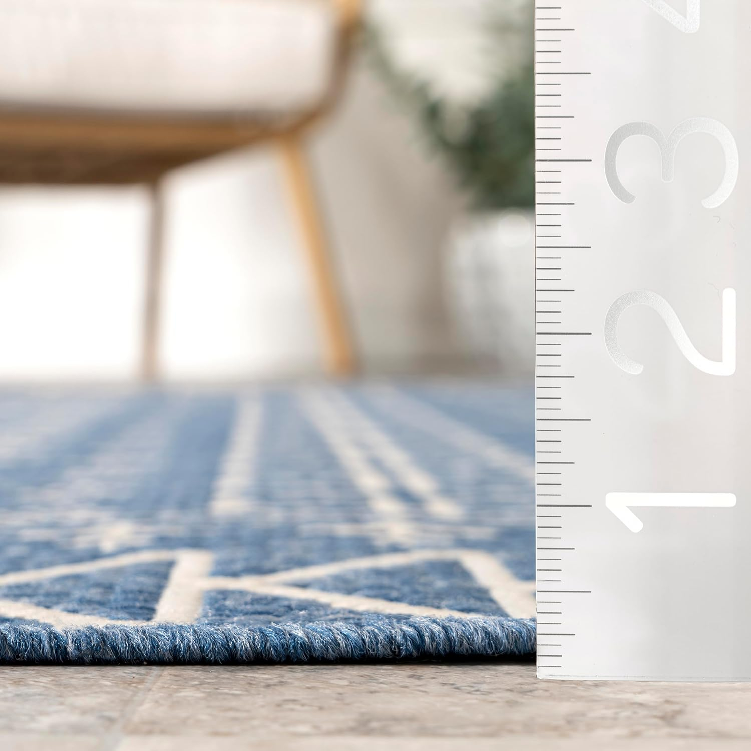 nuLOOM Kandace Tribal Indoor/Outdoor Accent Rug, 3' x 5', Blue