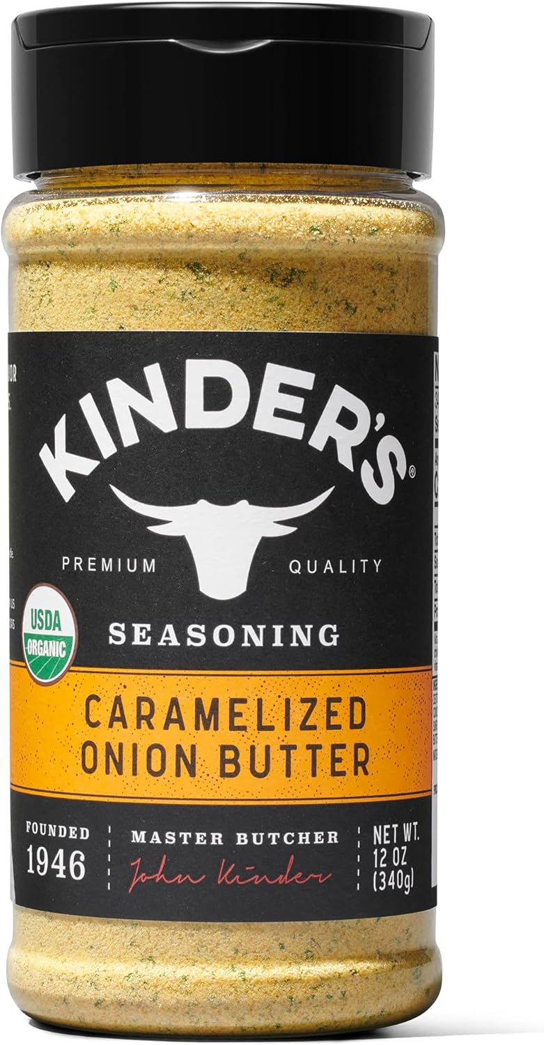 Kinders Organic Caramelized Onion Butter Seasoning 12 Ounce