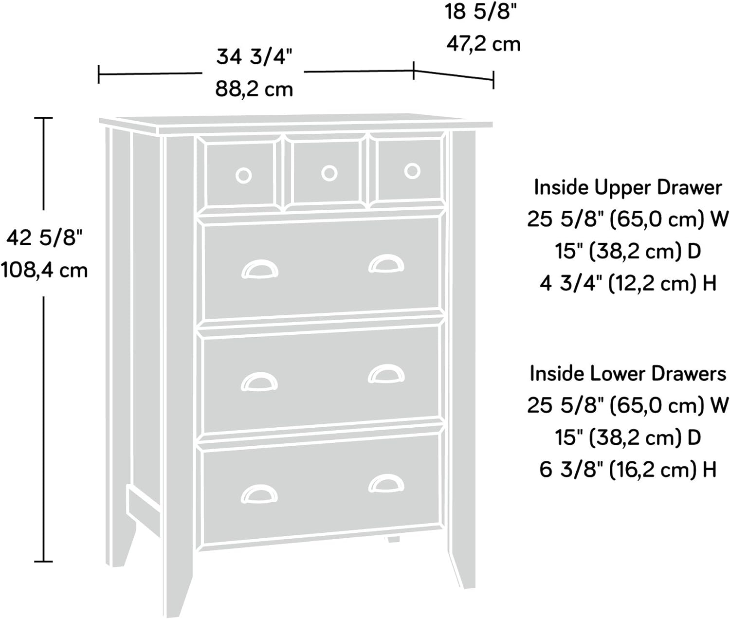 Lark Manor™ Damian 4-Drawer Chest Ooa