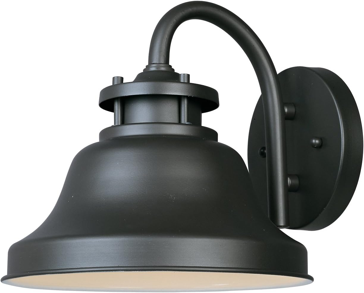 Bronze Direct Wired Electric Outdoor Wall Lantern Sconce