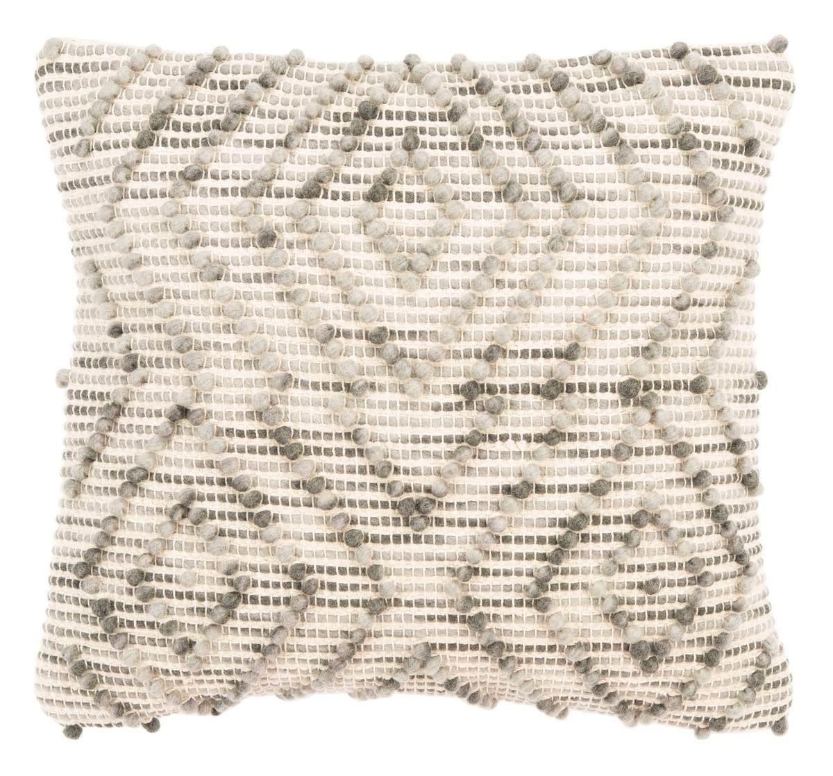 SAFAVIEH Adalia Geometric Pillow, 20" x 20", Grey
