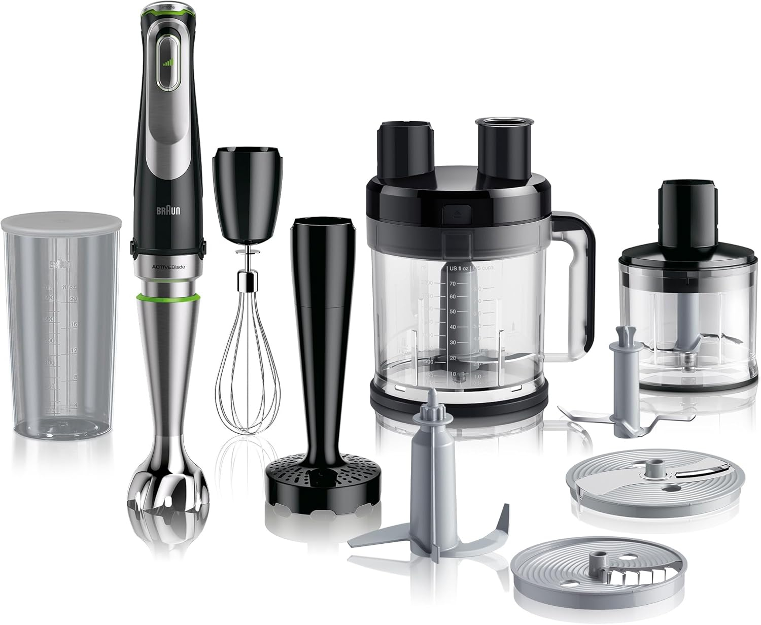 Braun MultiQuick 9 Stainless Steel Electric Immersion Blender Set