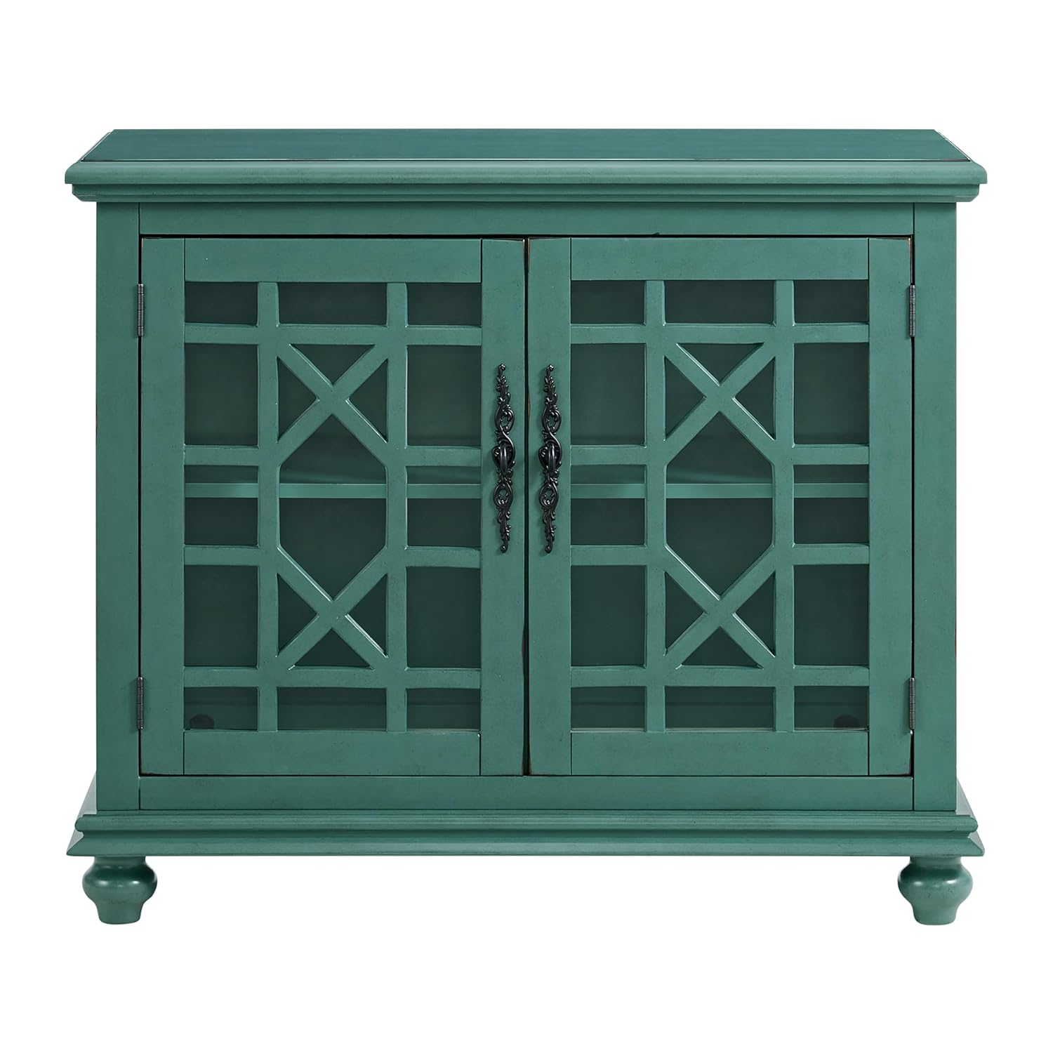 Martin Svensson Home Elegant Small Spaces TV Stand, Teal