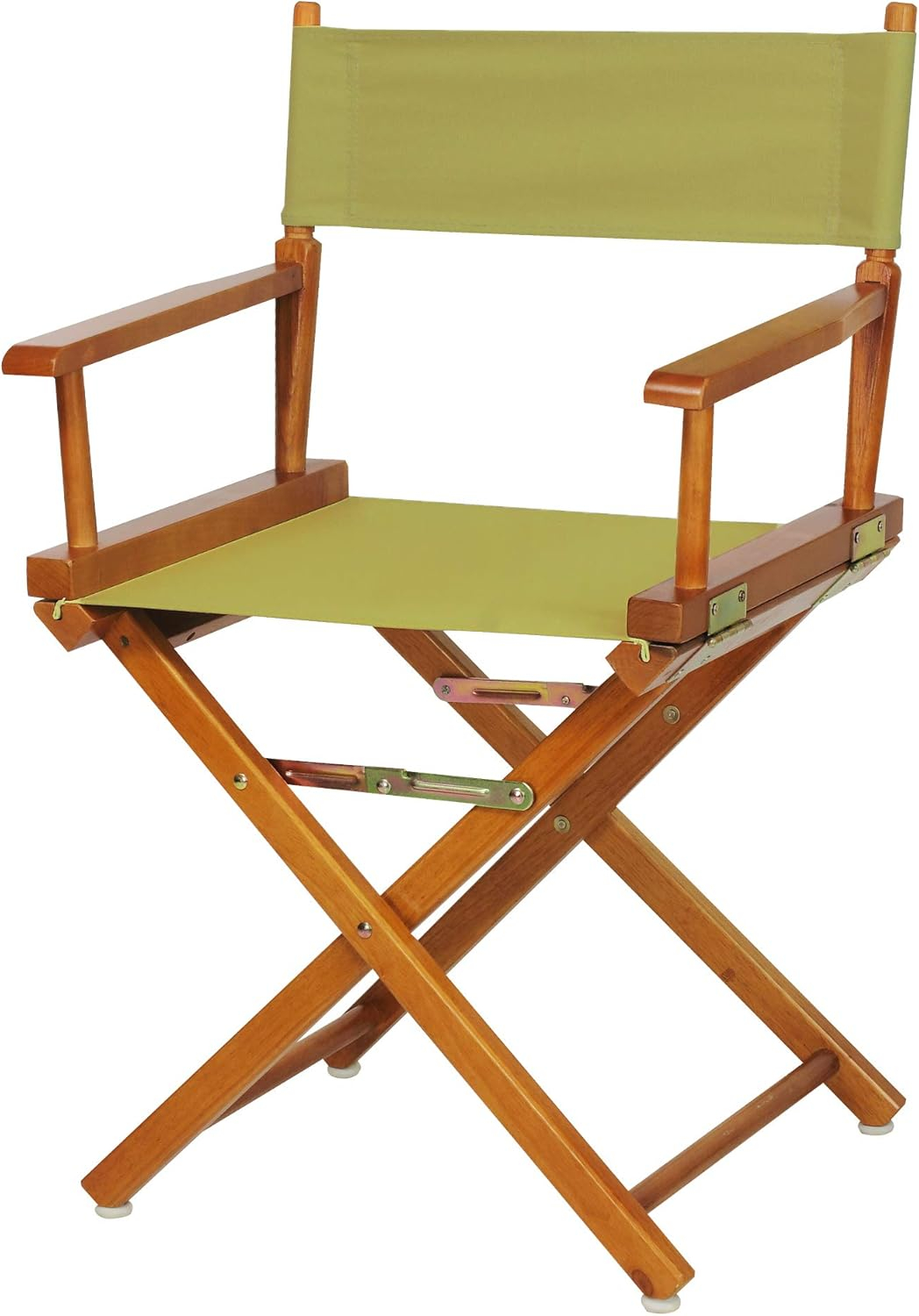 "18" Director's Chair Honey Oak Frame-Olive Canvas"