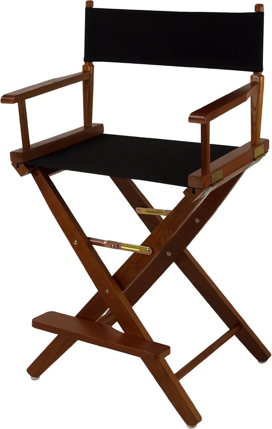 Extra-Wide Premium 24 in. Oak Counter Height Directors Chair