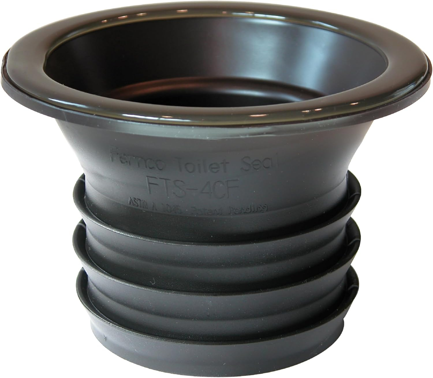 FERNCO INC 4 x 3-Inch Wax Free Toilet Seal FTS-4CF