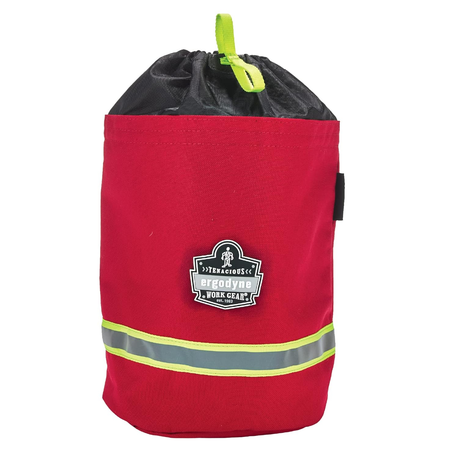 Arsenal Red Nylon Firefighter SCBA Mask Bag with Drawstring Closure
