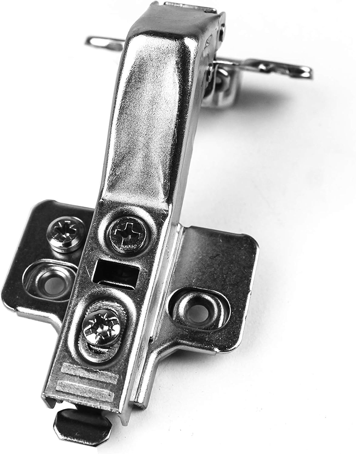 Berta 2-Pack Frameless Soft-Close Cabinet Hinges, 3D Adjustable Clip-On with Mounting Screws for 45° Corner Applications – Durable & Easy to Install