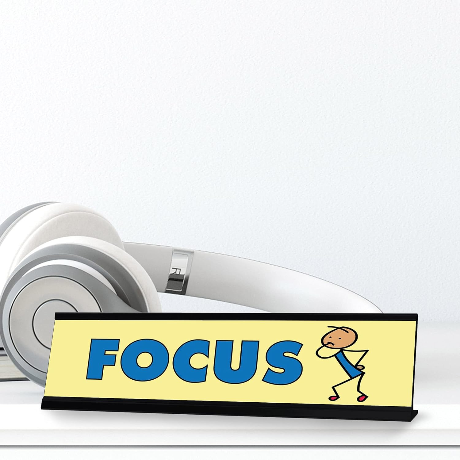 Focus Nameplate Desk Sign