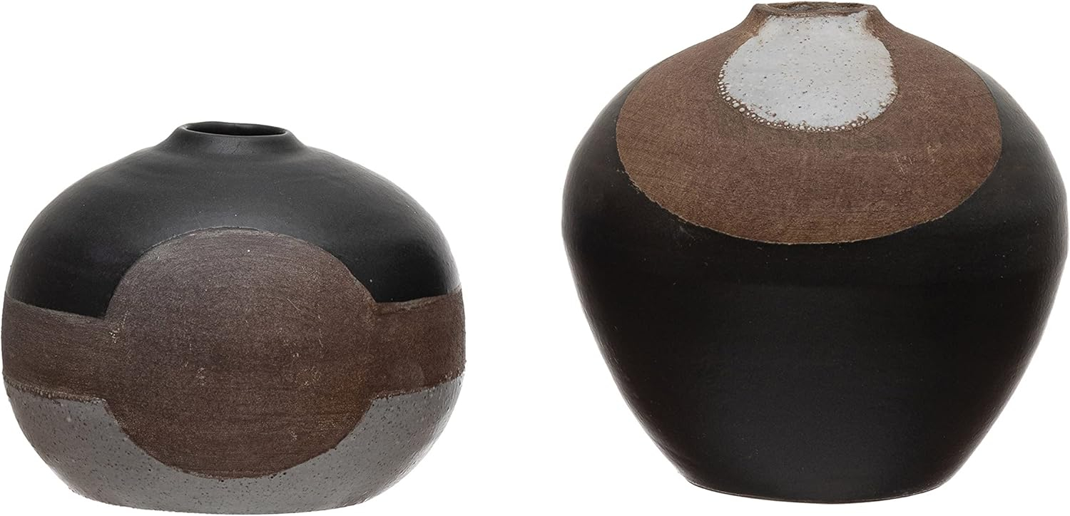 Bloomingville Terra-cotta Vases, Multi Color, Set of 2