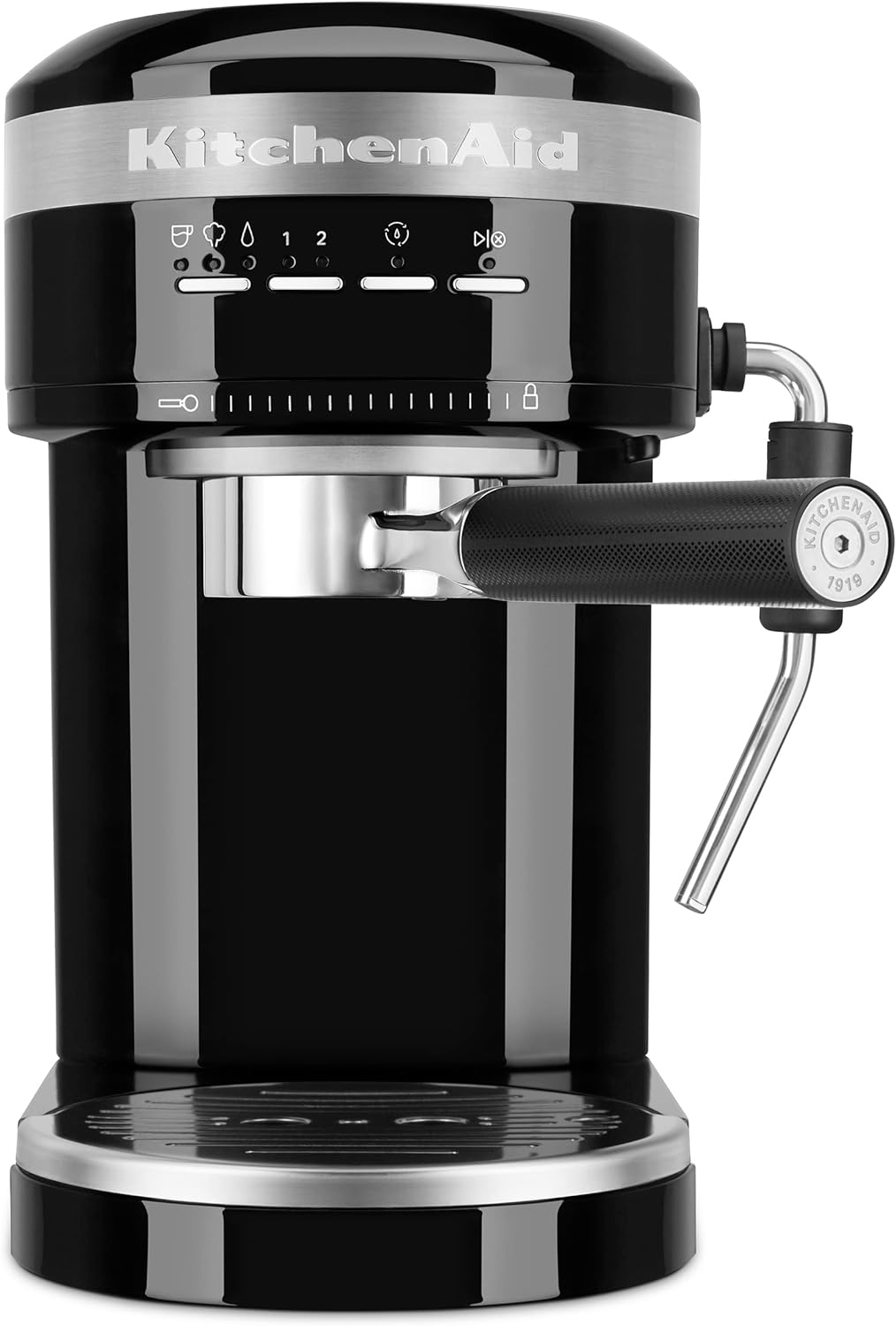 KitchenAid Metal Semi-Automatic Espresso Machine, Onyx Black, KES6503