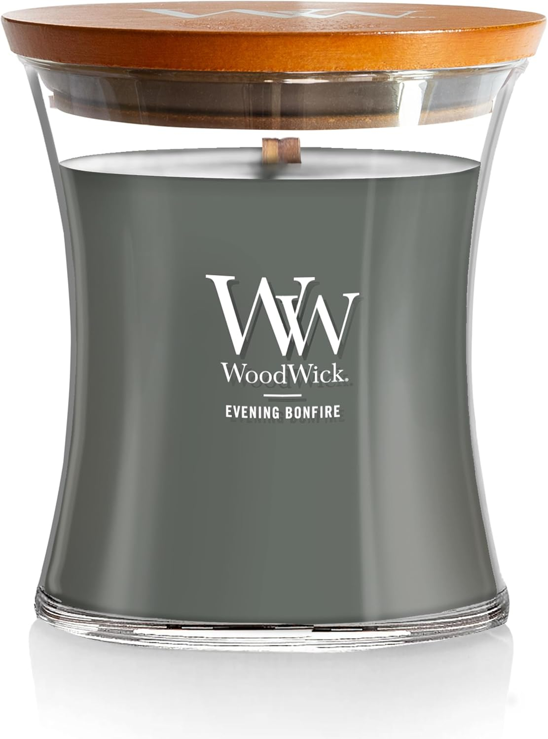 WoodWick Evening Bonfire- Medium Hourglass candle