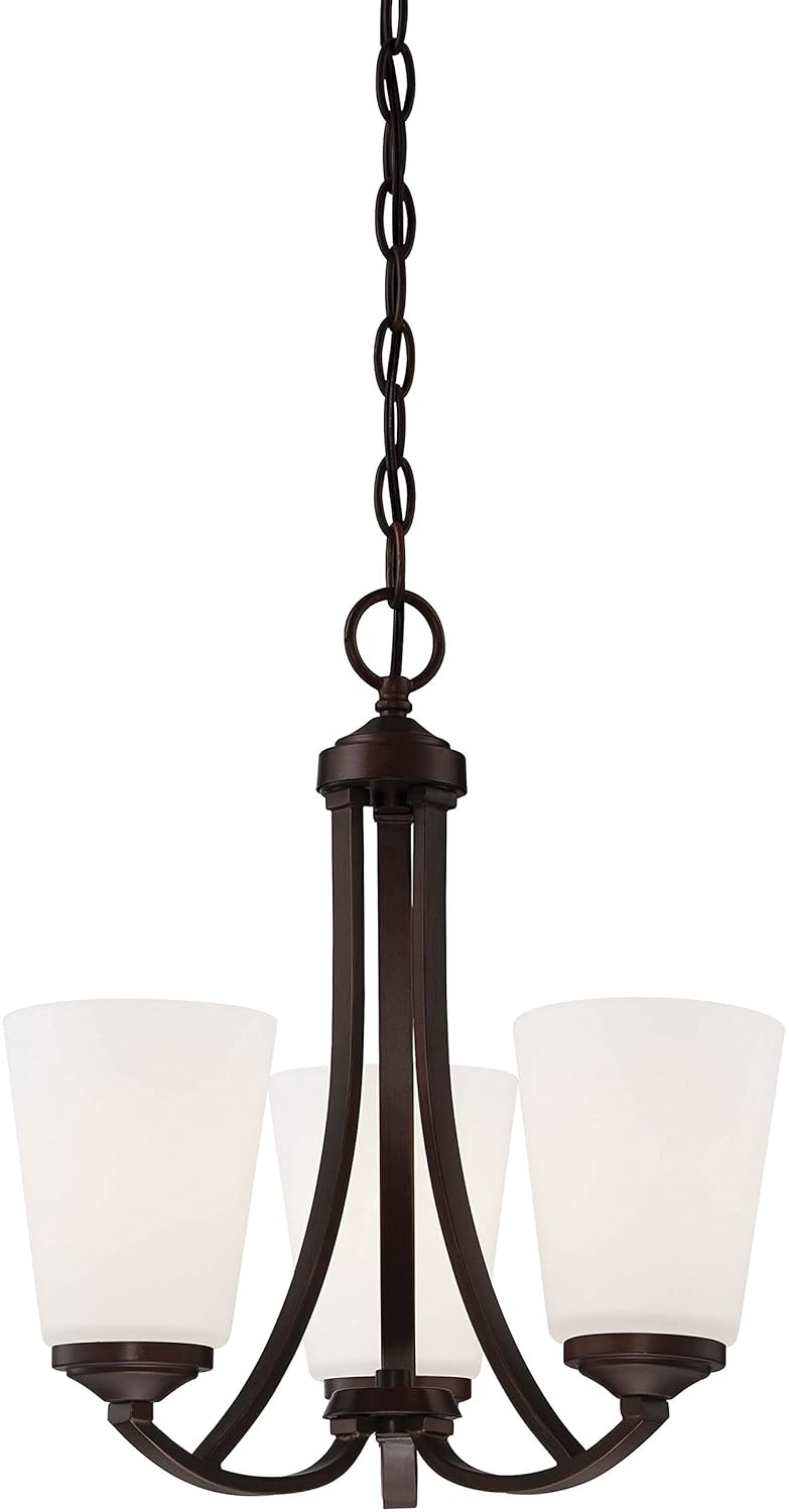Minka Lavery 4963-284 Overland Park 3 Light Mini Chandelier in Vintage Bronze