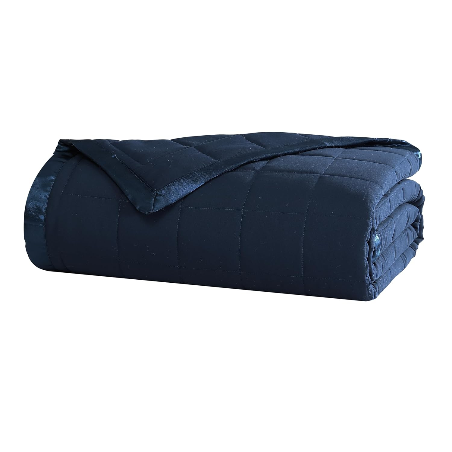 Elite Home Down Alternative Polyester Throw Blanket, Twin, Insignia Blue