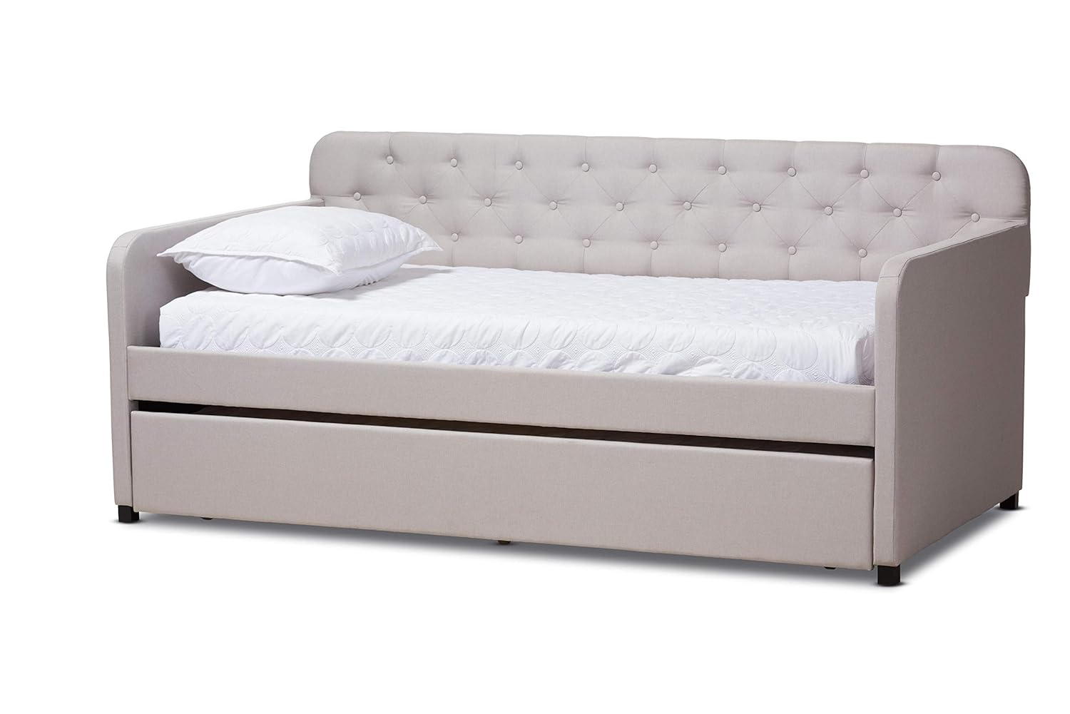Baxton Studio Daybeds Twin Beige