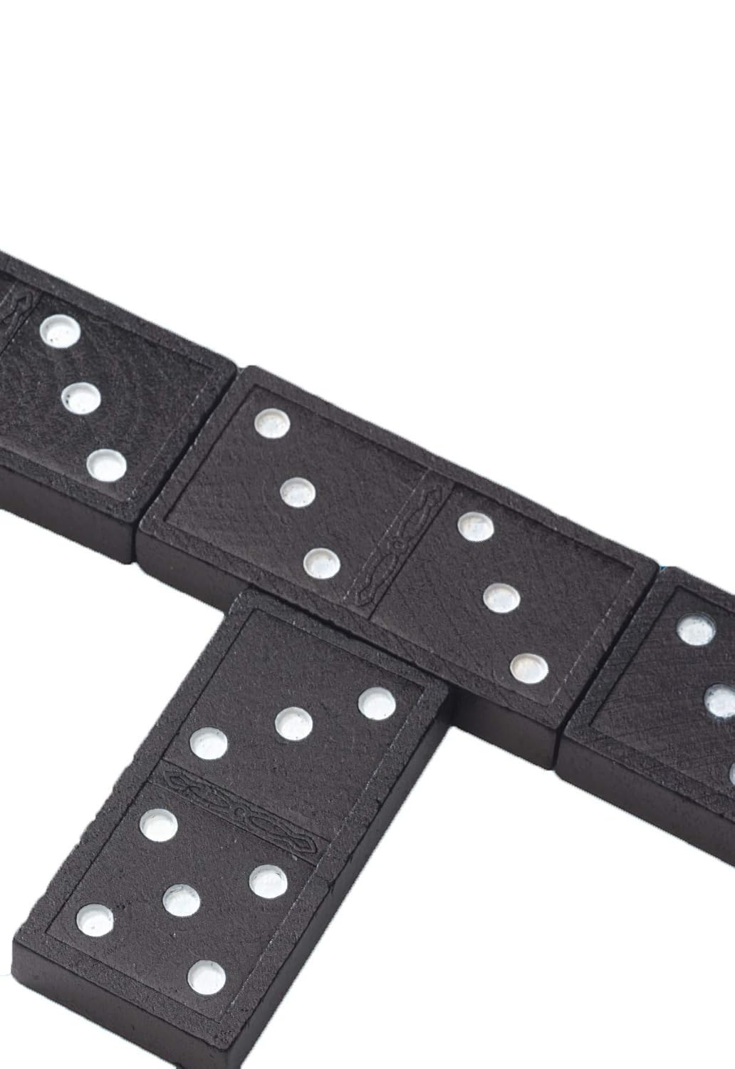 Double Nine Multicolored Wooden Dominoes Set for Kids