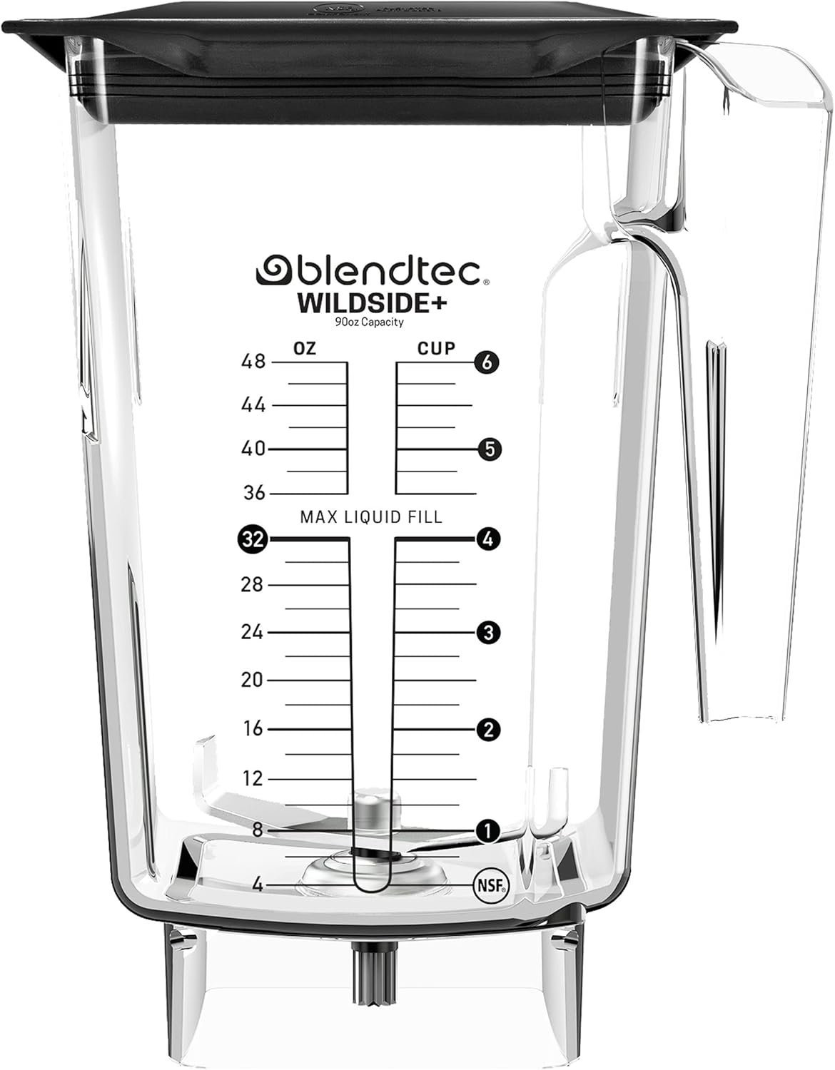 Blendtec 90 oz Clear BPA-Free Copolyester WildSide+ Blender Jar