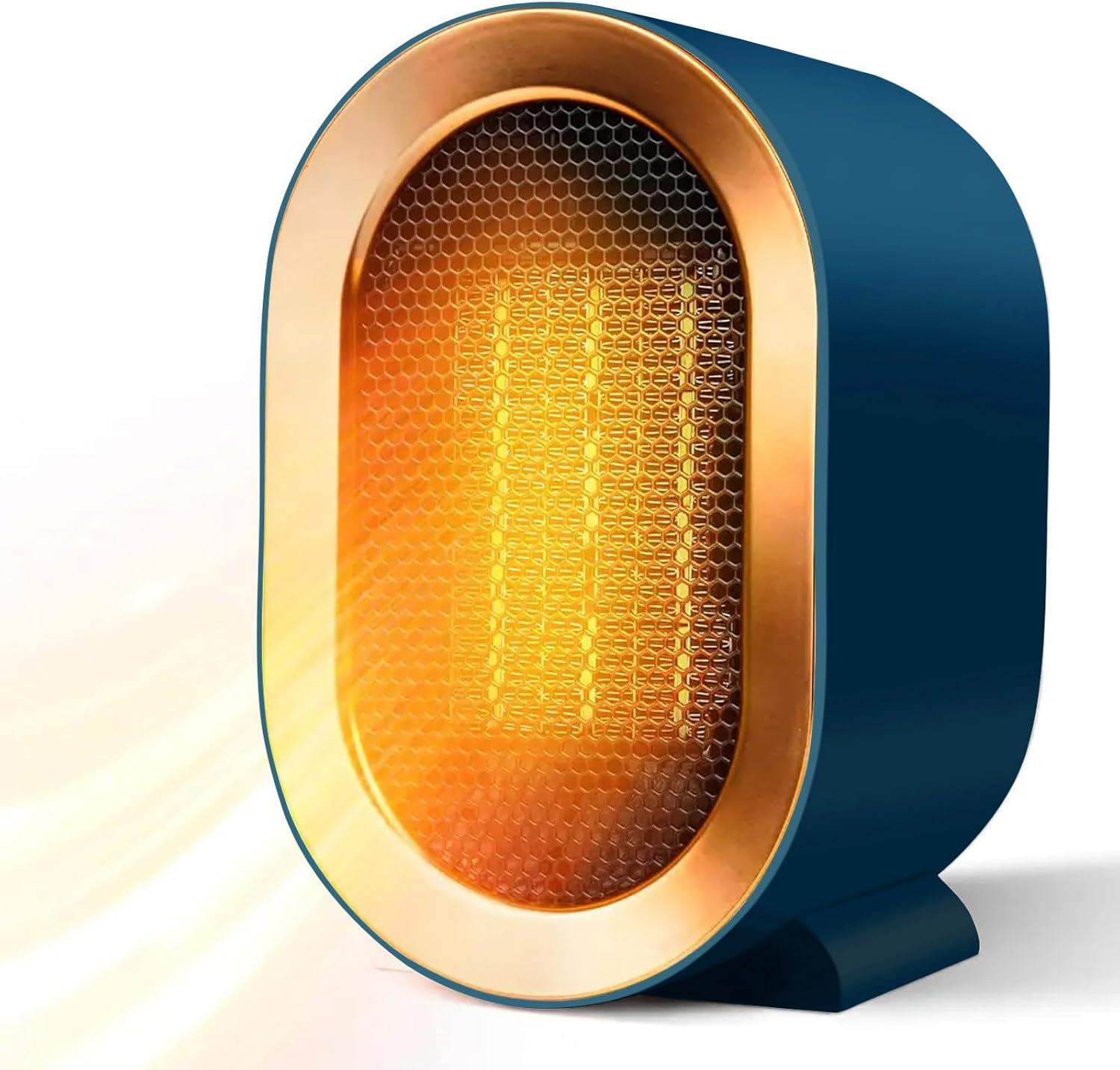 electric space heaters for indoor use: plug in portable small room heater with fan for bedroom bathroom camping | 1000 watt mini heater for office under desk table quiet 300 sq ft air heat