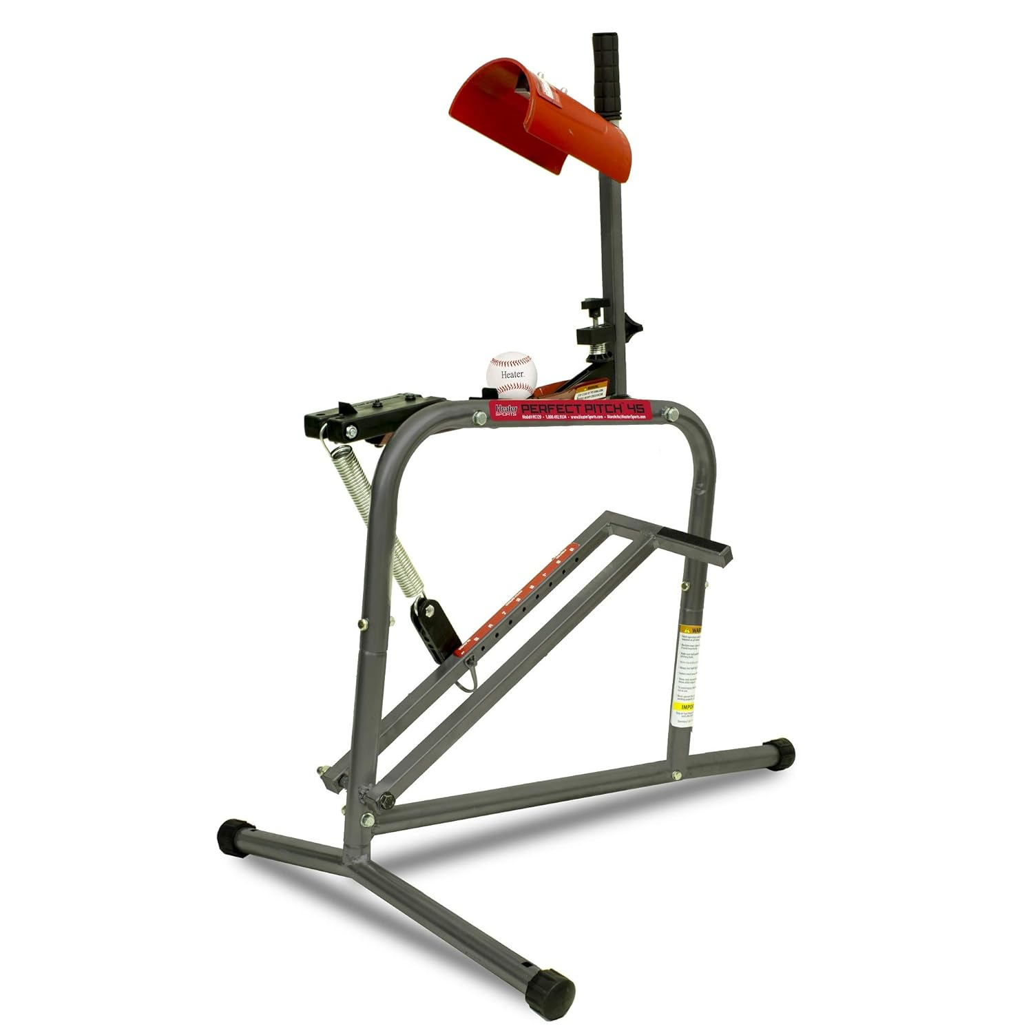Heater Sports Perfect Pitch 45 MPH Baseball & Softball Pitching Machine