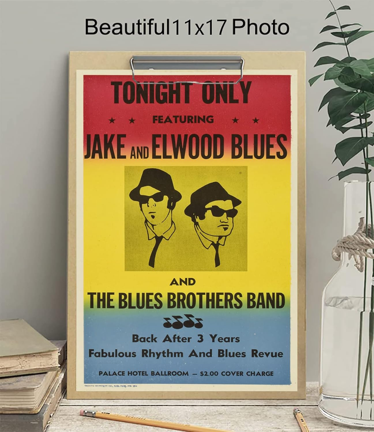 XIHOO The Blues Brothers in Concert Poster Frameless Gift 12"x 18" (30cm x 46cm)