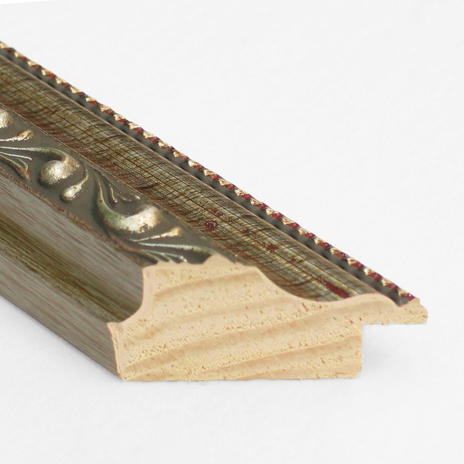 Amanti Art Beveled Wood Wall Mirror - Parisian Silver Frame Outer Size: 20 x 26 in