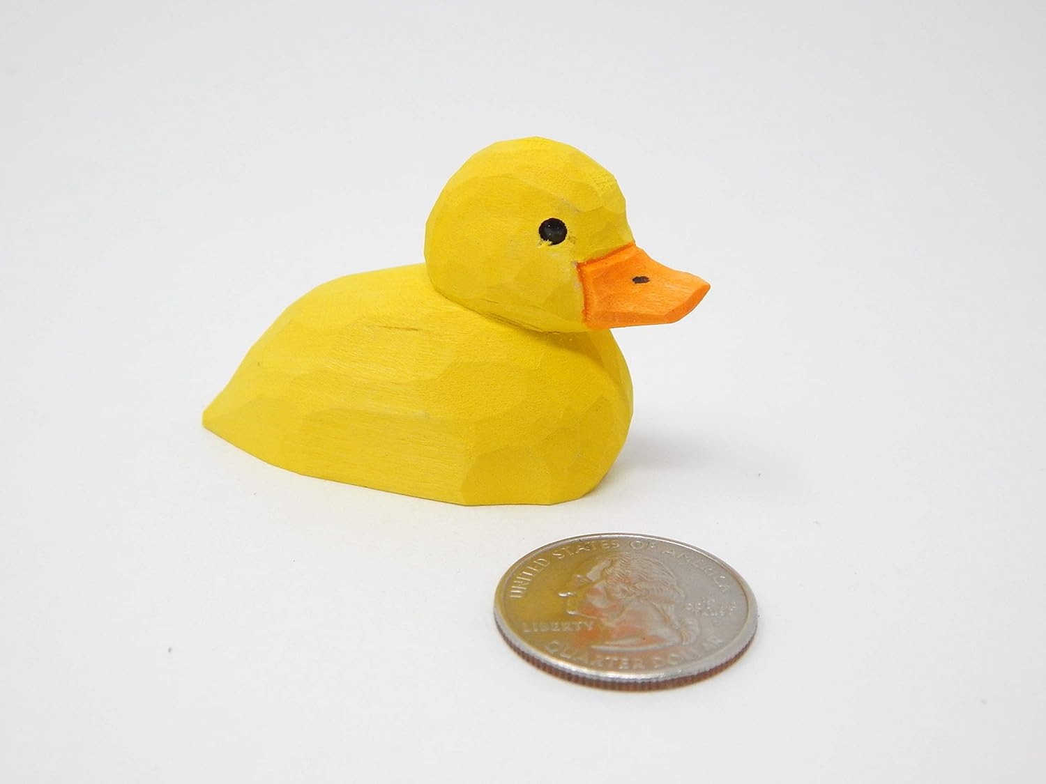 Hand-Carved Mini Duck Figurine - Mini Wooden Duck Figurine, Handmade Waterfowl Carving, Decoration, Decoy, Small Animal Ornament & Rustic Home Decor Gift
