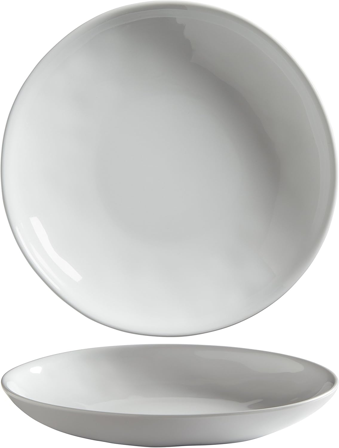 White Melamine Round Coupe Salad and Pasta Bowl
