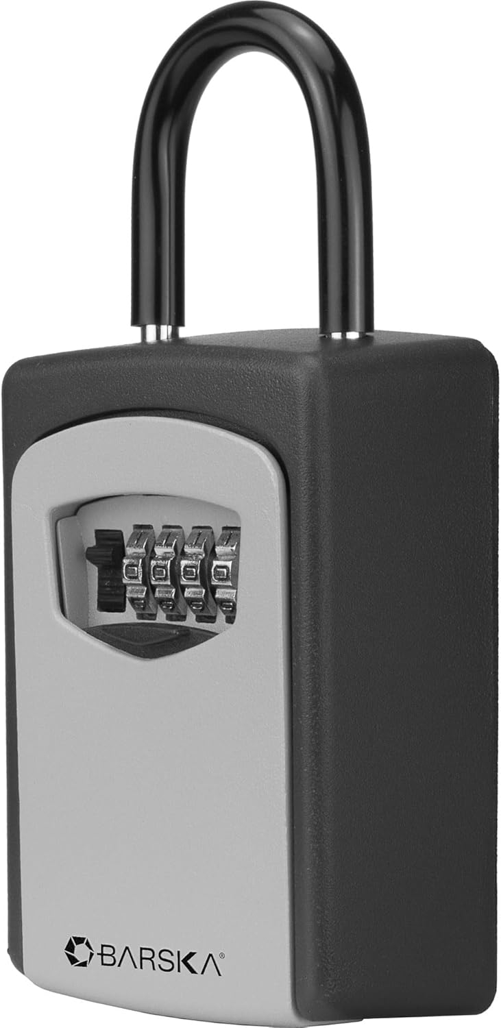 BARSKA - Key safe - combination - gray, black