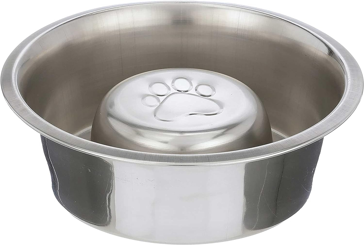 Neater Pets Stainless Steel Slow Feed Bowl - Improves Digestion, Stops Obesity, and Slows Down Eating - Fits in Medium Neater Feeder Deluxe and Most Elevated Feeders, 1 Cup
