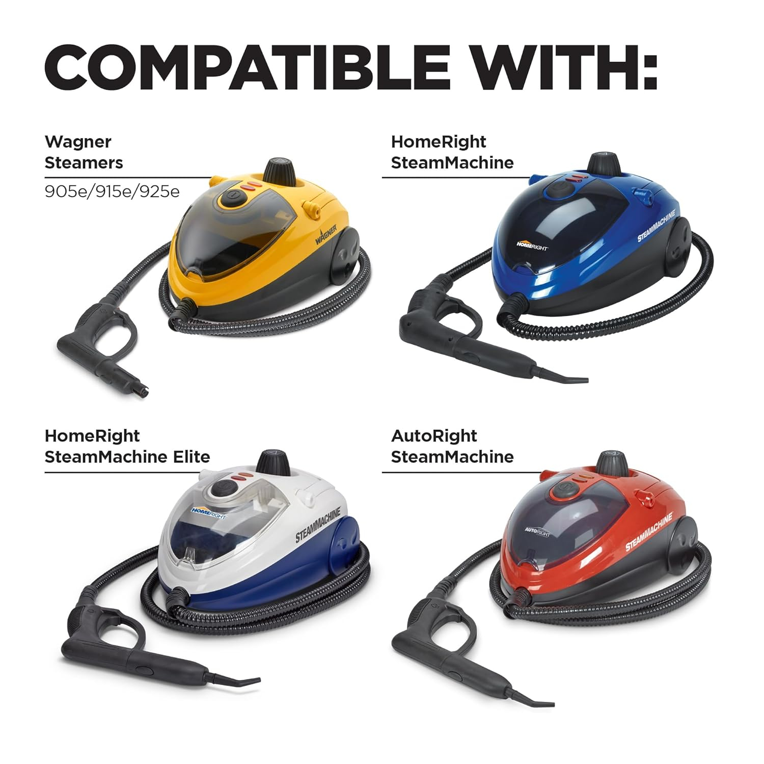 Accessory Pack for SteamMachine Steam Cleaner