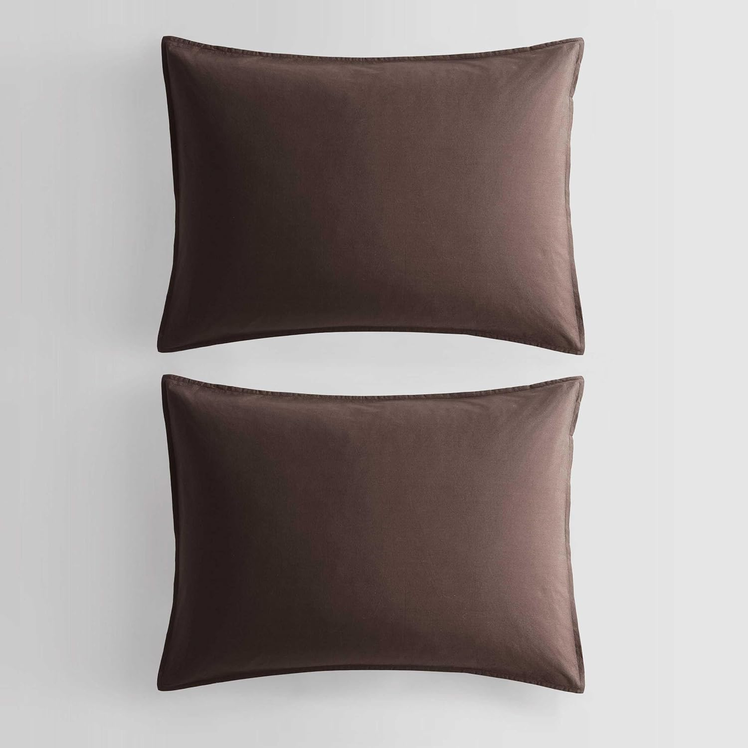 Twin Earth Brown Cotton Bedspread Set with Shams