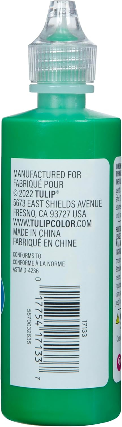 Tulip Puff Fabric Paint 3D, 4 fl oz, Green