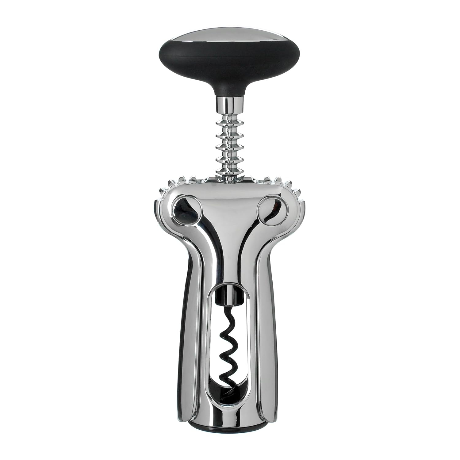 OXO Winged Corkscrew Soft Knob Smooth Gliding Steel Wine Bottle Cork Opener