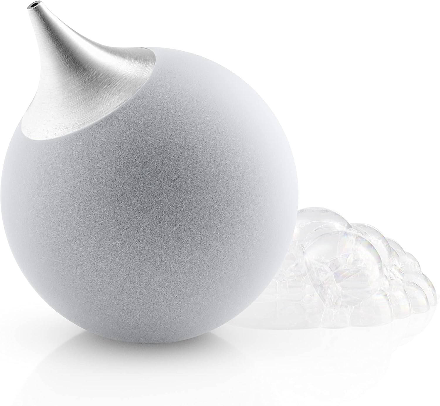 EVA SOLO | Soap Dispenser | Silicone with a Stainless Steel Spout for Kitchen Dish or Hand Soap | Danish Design, Functionality & Quality | Marble Grey