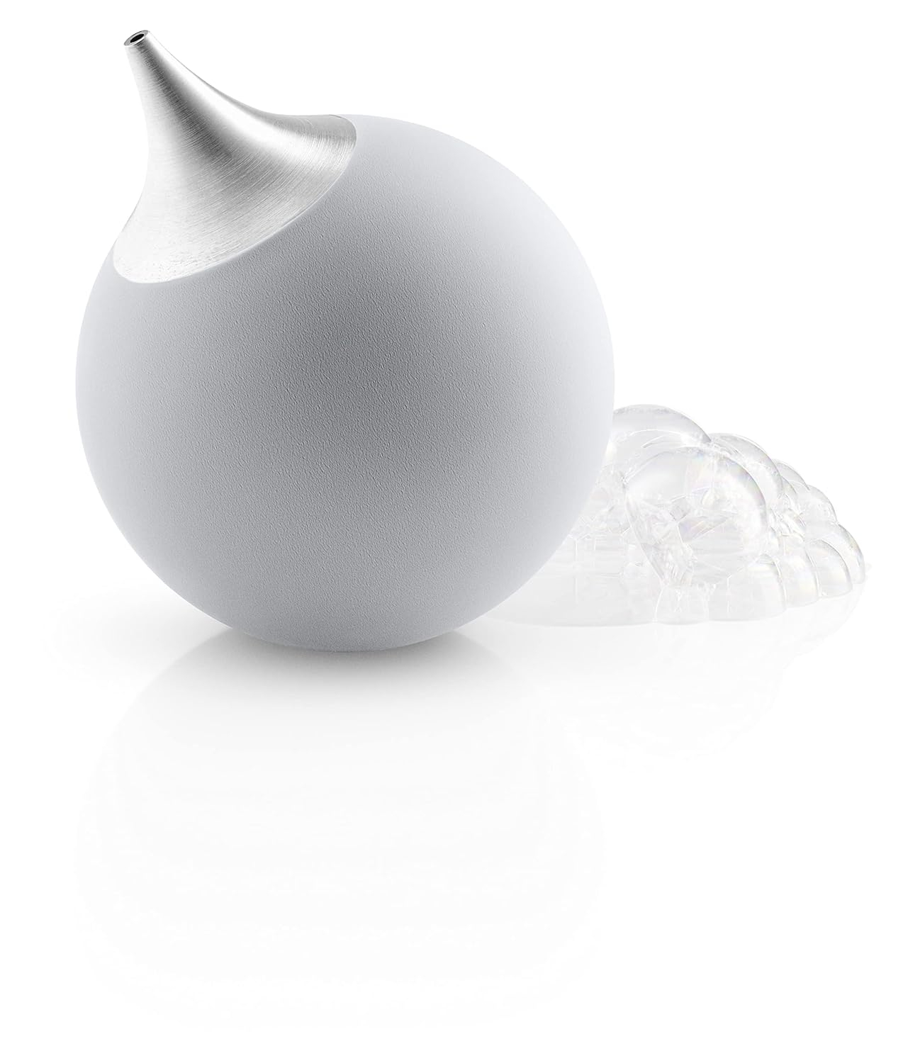 EVA SOLO | Soap Dispenser | Silicone with a Stainless Steel Spout for Kitchen Dish or Hand Soap | Danish Design, Functionality & Quality | Marble Grey