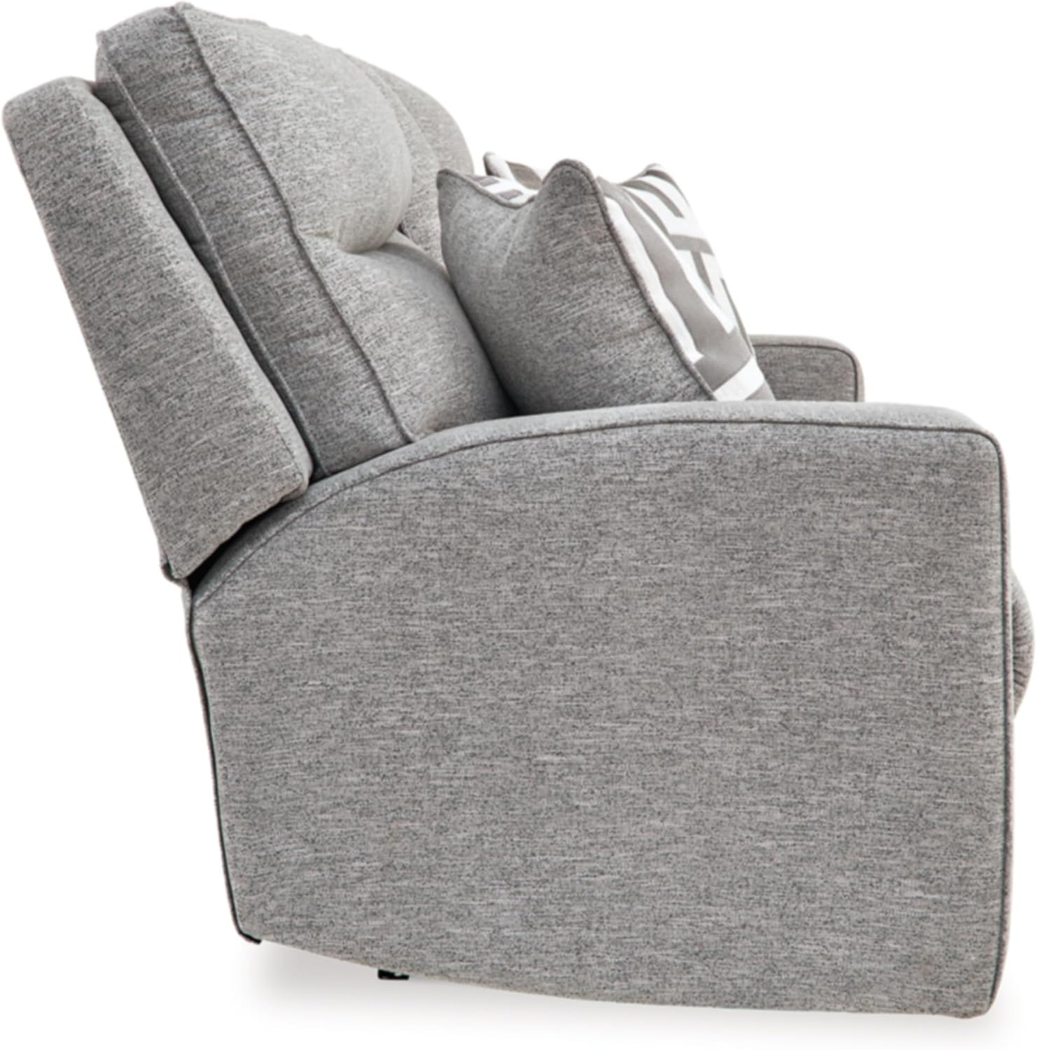 Signature Design by Ashley Biscoe Pewter Power Reclining Loveseat