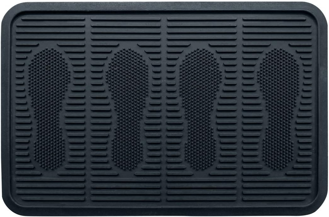 SafetyCare Rubber Shoe & Boot Tray - Multi-Purpose - 24 x 16 Inches - 1 Mat