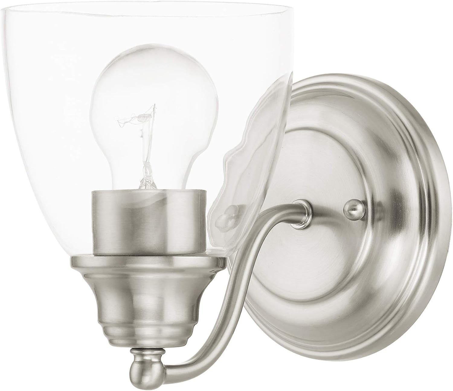 Livex Lighting Montgomery 1 - Light Vanity in  Brushed Nickel